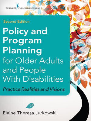 cover image of Policy and Program Planning for Older Adults and People with Disabilities